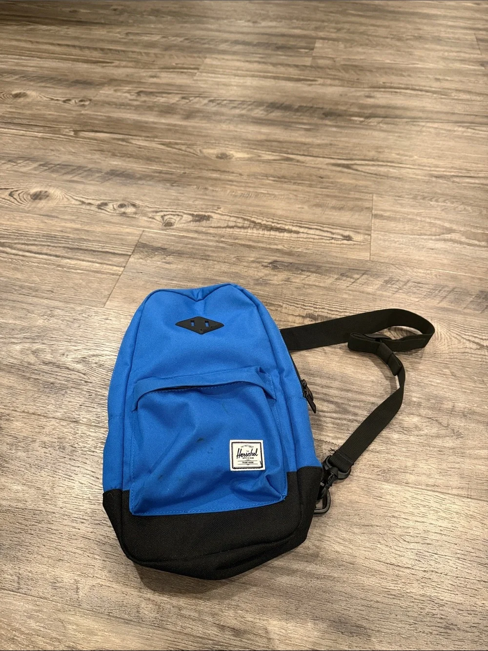 Herschel Heritage Sling Backpack Crossbody Festival Bag Blue Black Unisex